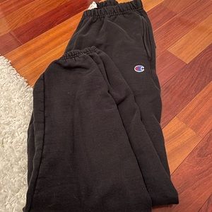 Black champion sweatpants